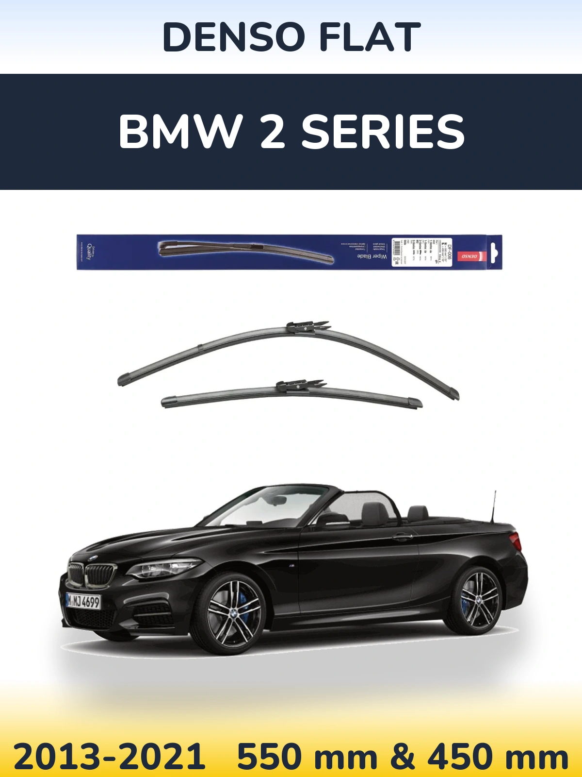 Ștergătoare Denso Flat pentru BMW 2 Series