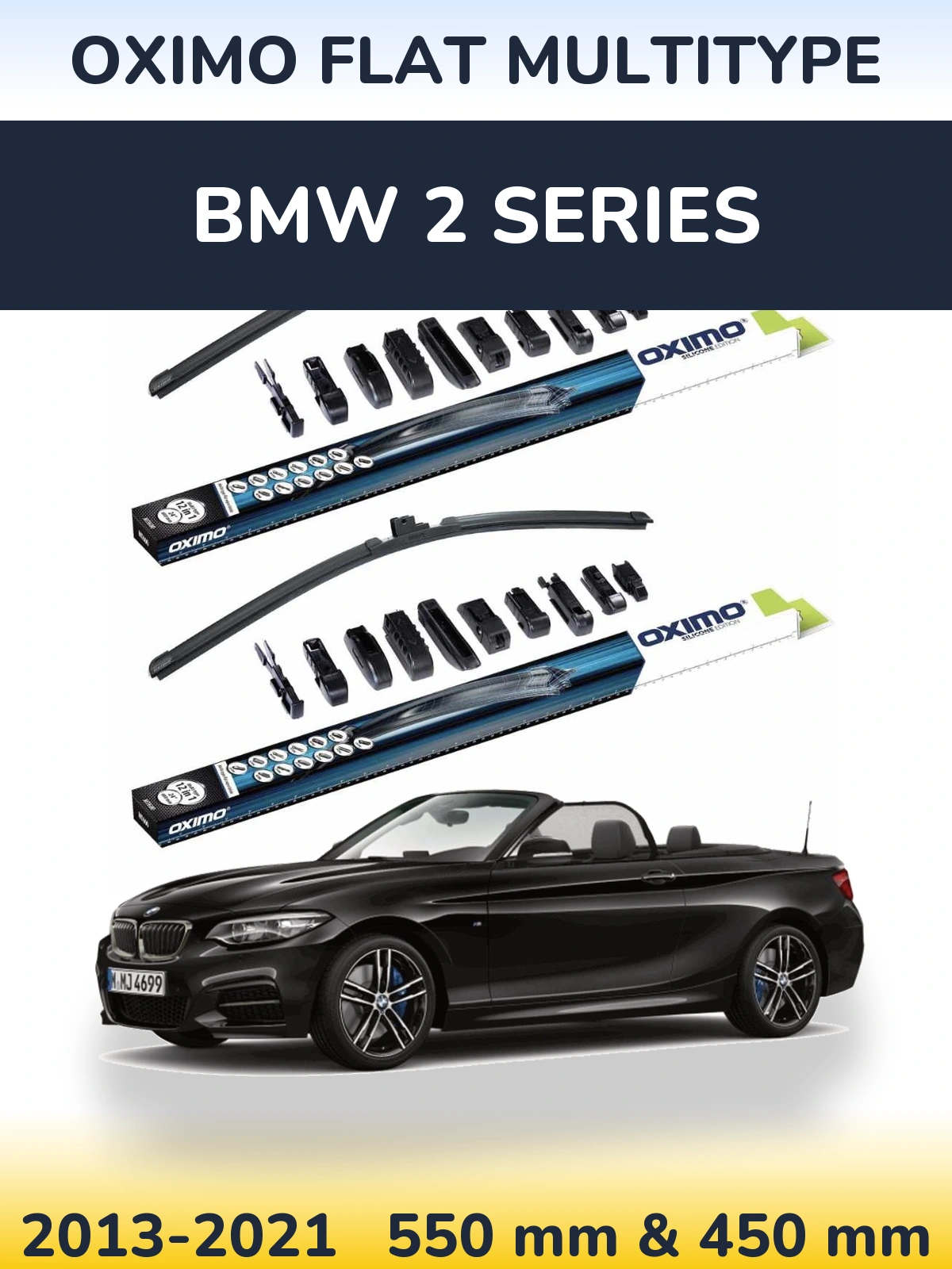 Ștergătoare Oximo Flat MultiTipe pentru BMW 2 Series