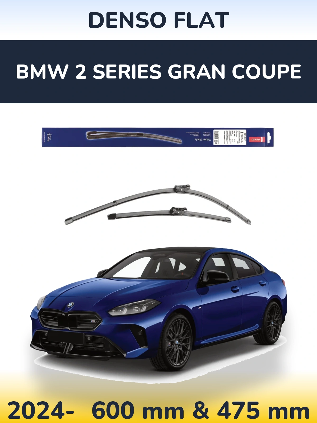 Ștergătoare Denso Flat pentru BMW 2 Series Gran Coupe