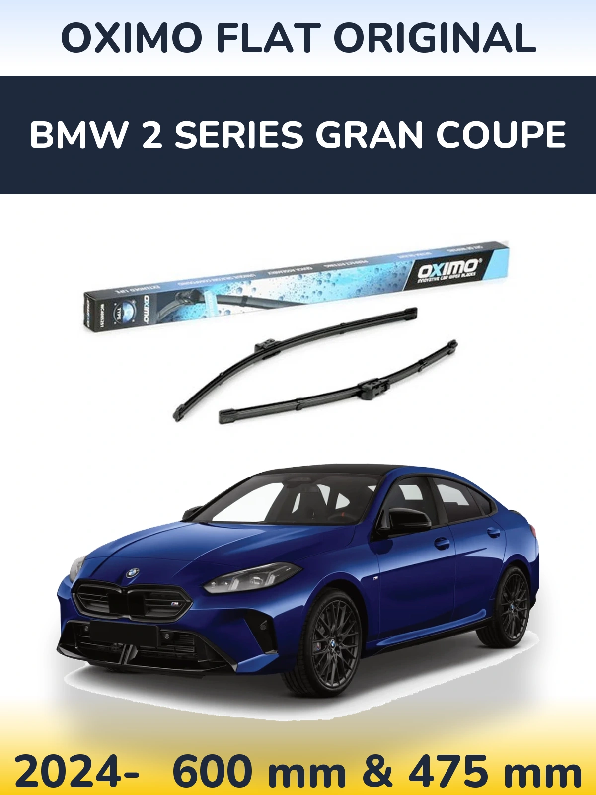 Ștergătoare Oximo Flat Original pentru BMW 2 Series Gran Coupe