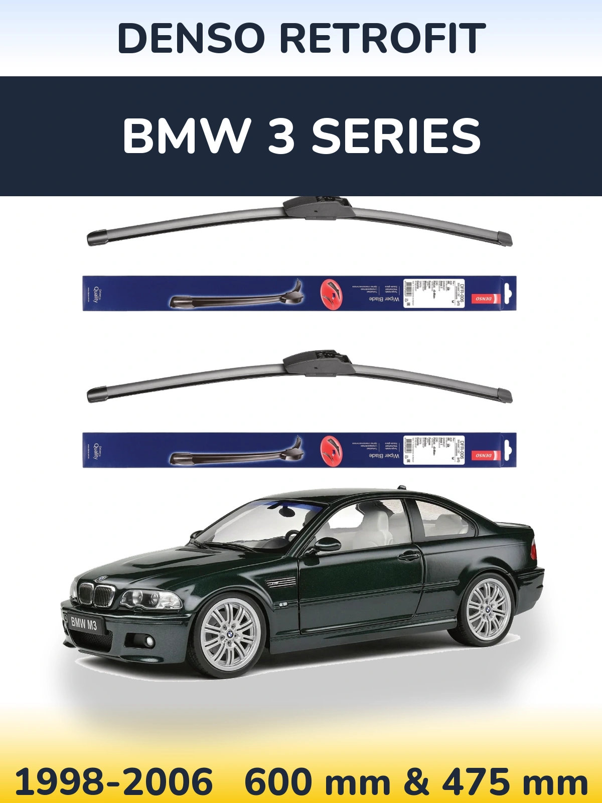 Ștergătoare Denso Retrofit pentru BMW 3 Series