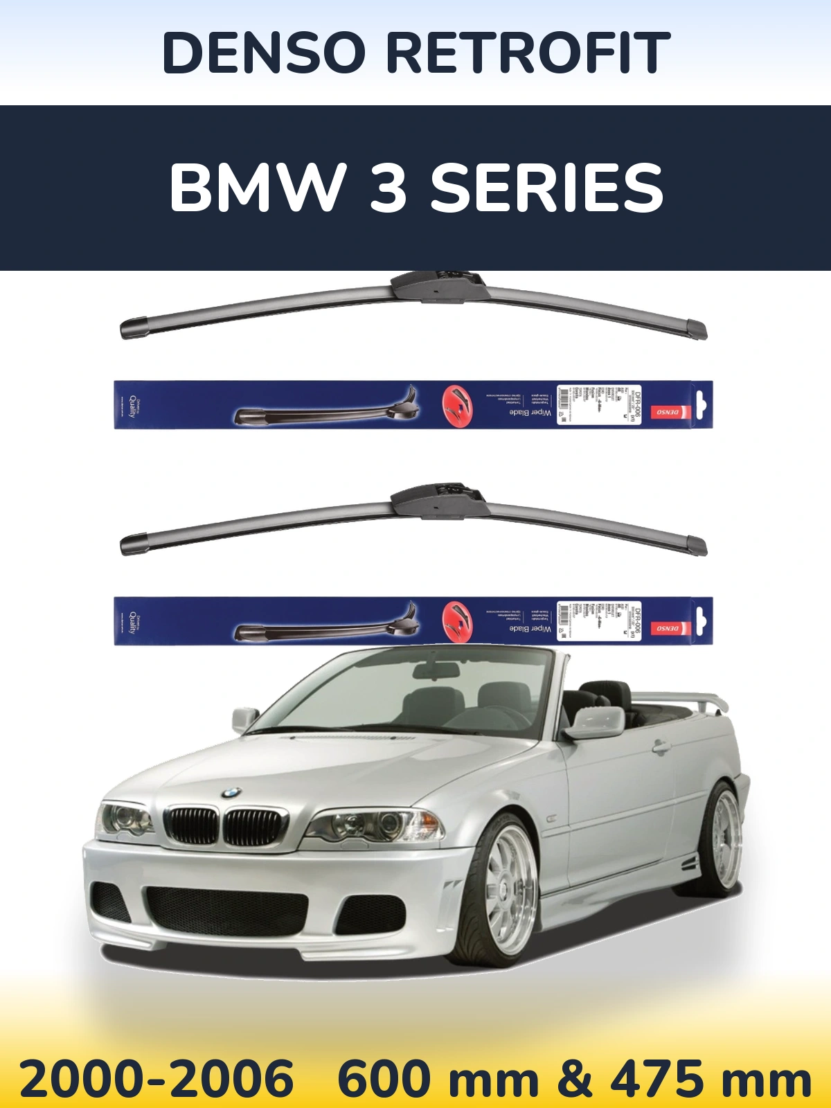 Ștergătoare Denso Retrofit pentru BMW 3 Series