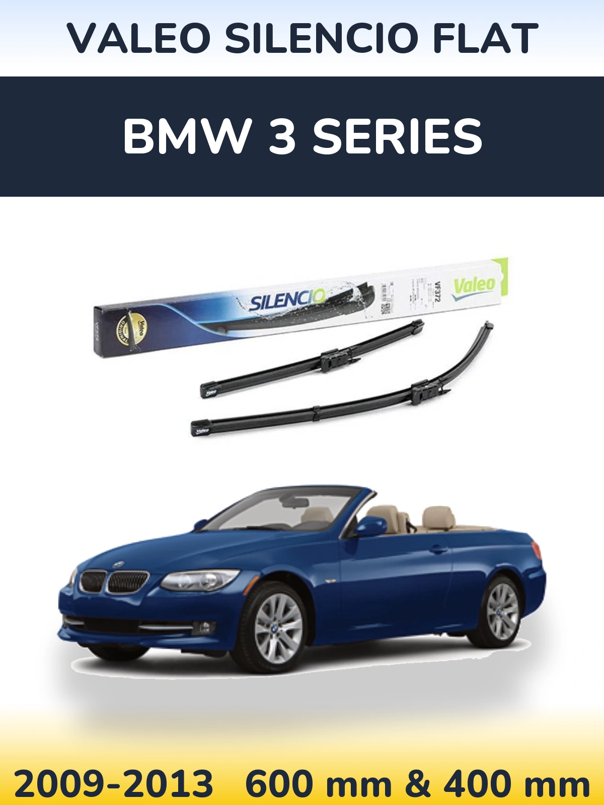 Ștergătoare Valeo Silencio Flat pentru BMW 3 Series
