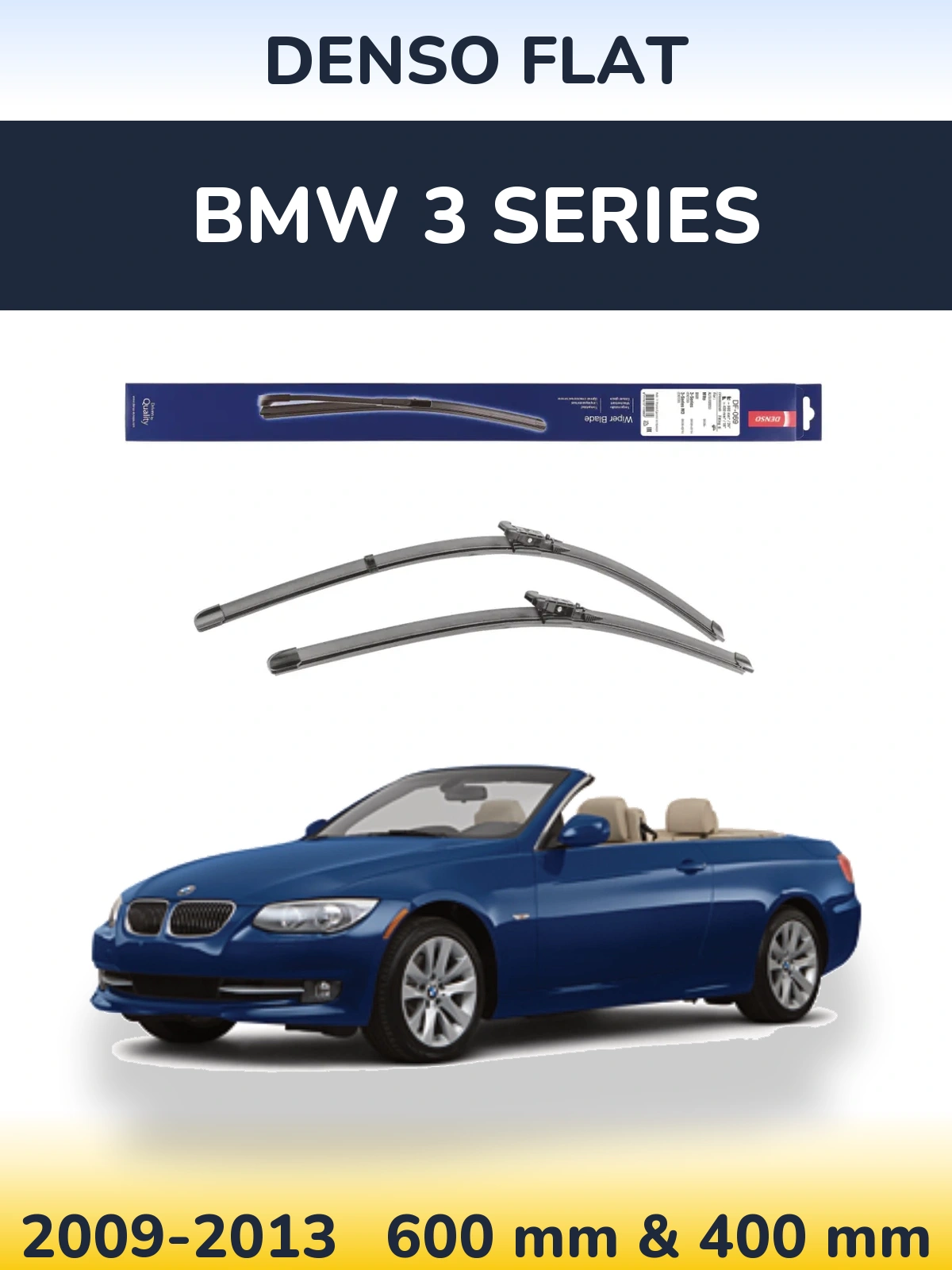 Ștergătoare Denso Flat pentru BMW 3 Series