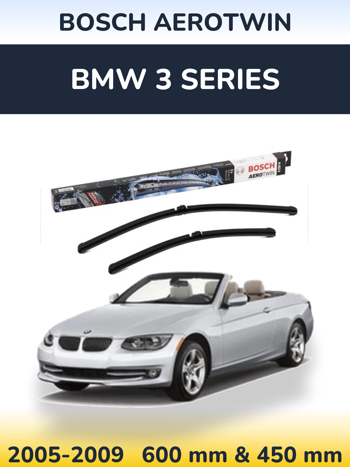 Ștergătoare BOSCH AeroTwin pentru BMW 3 Series
