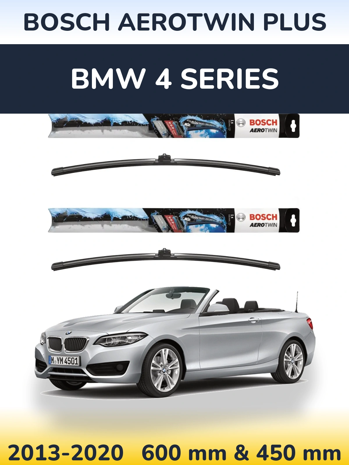 Ștergătoare BOSCH AeroTwin Plus pentru BMW 4 Series