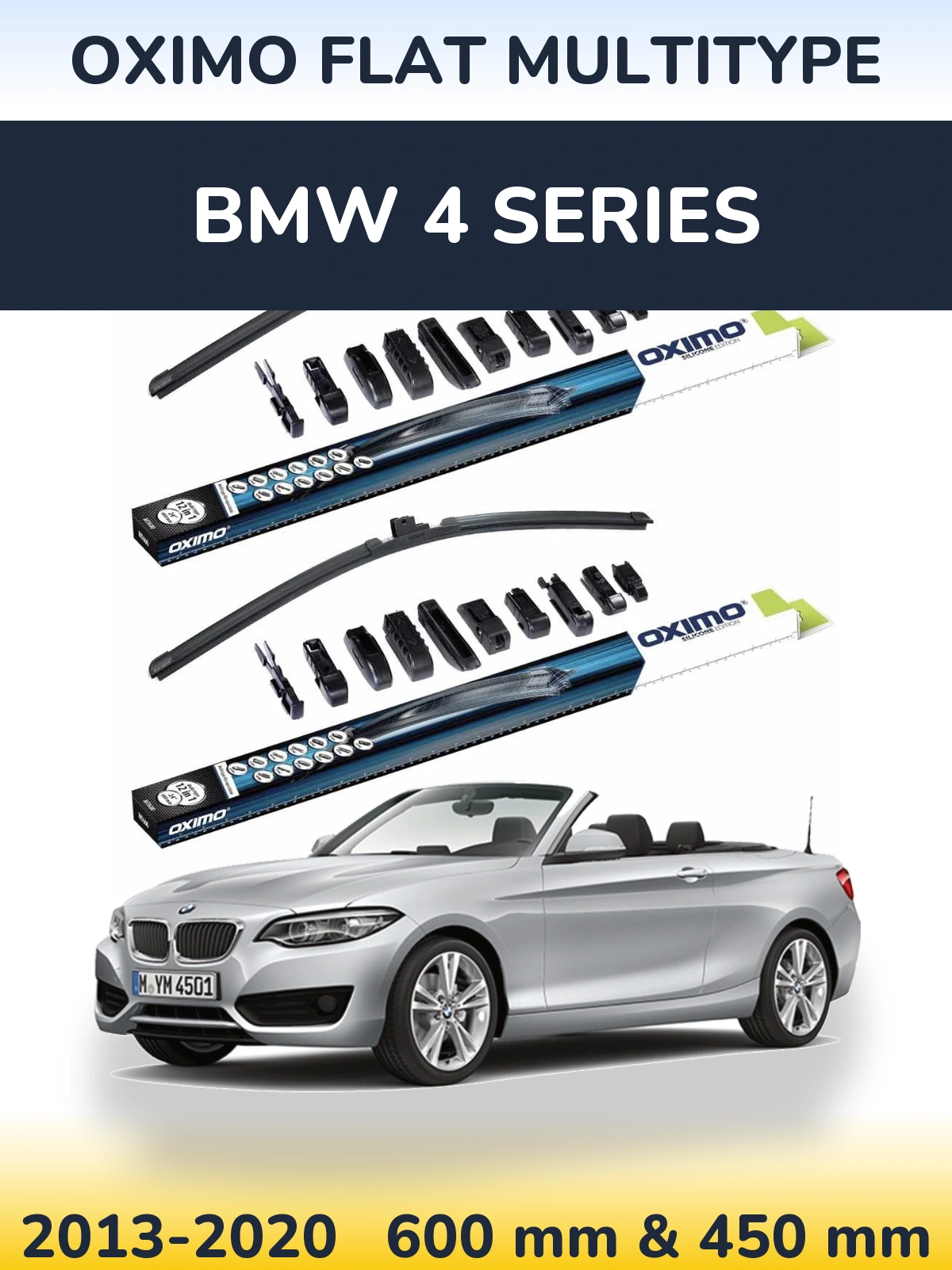 Ștergătoare Oximo Flat MultiTipe pentru BMW 4 Series