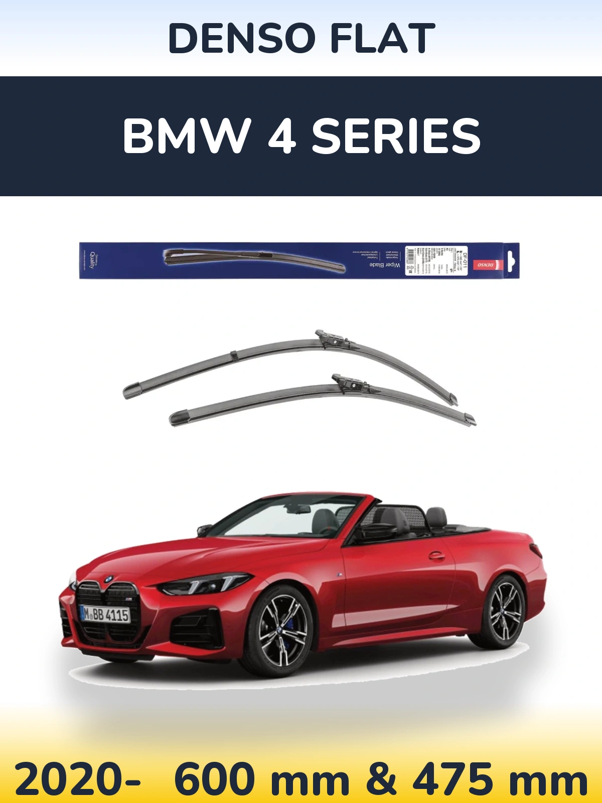 Ștergătoare Denso Flat pentru BMW 4 Series