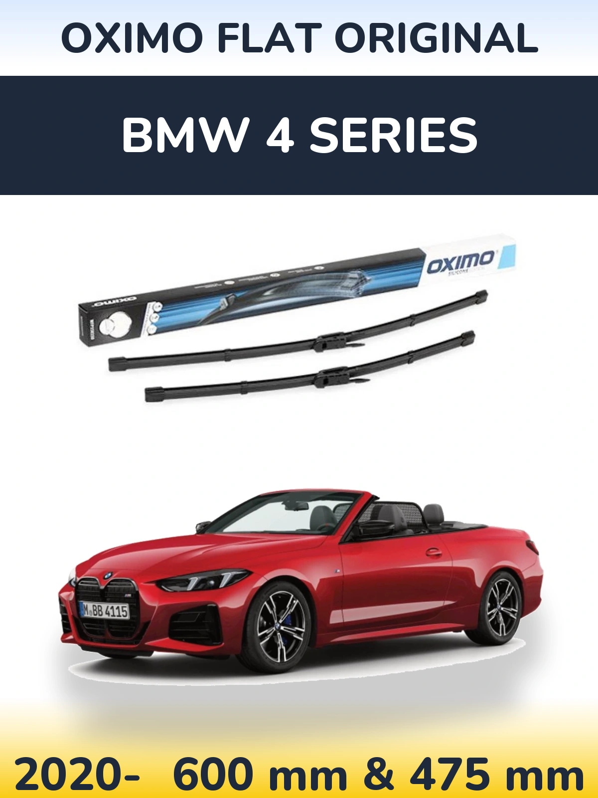 Ștergătoare Oximo Flat Original pentru BMW 4 Series