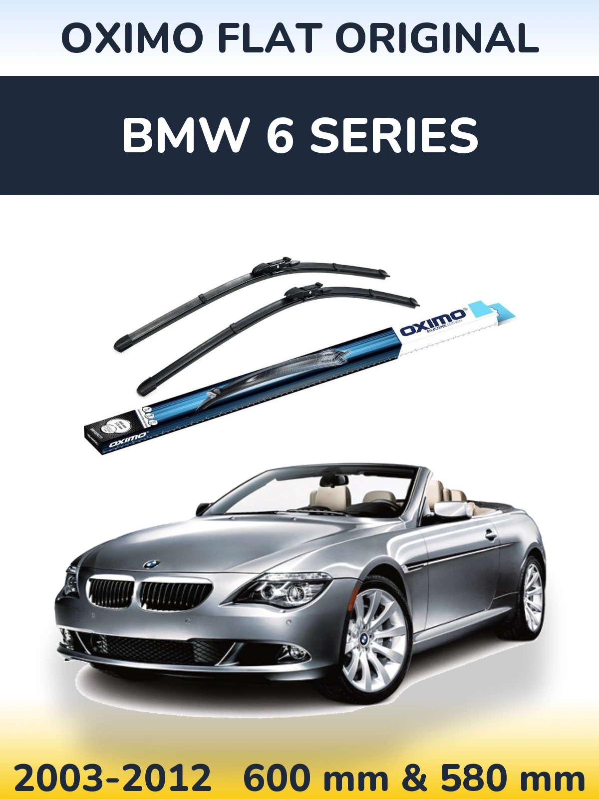 Ștergătoare Oximo Flat Original pentru BMW 6 Series