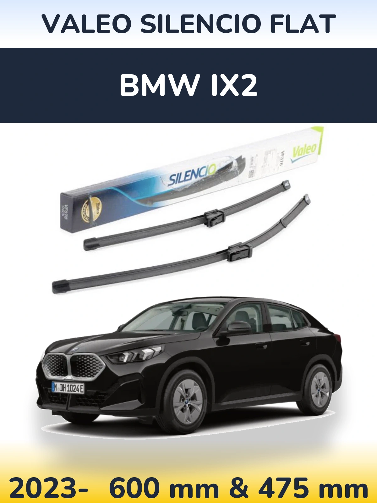 Ștergătoare Valeo Silencio Flat pentru BMW iX2