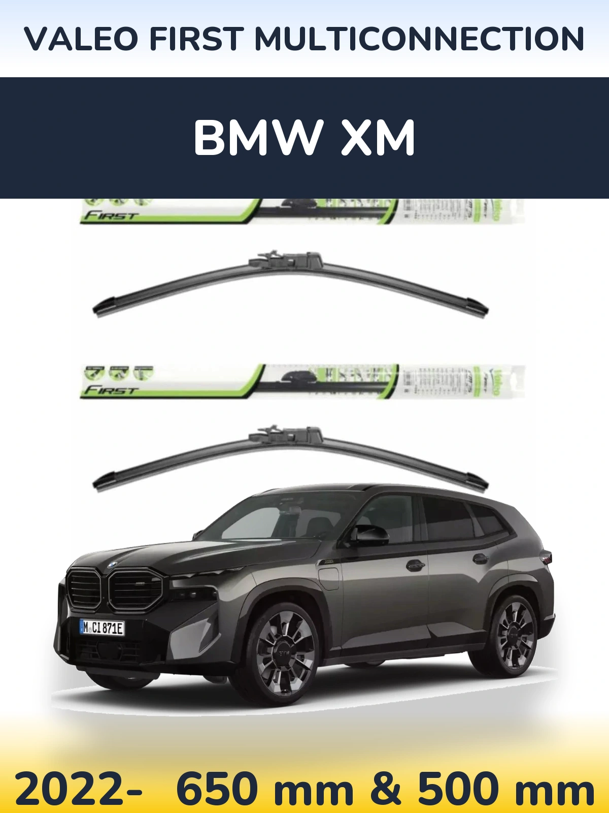 Ștergătoare Valeo First MultiConnection pentru BMW XM