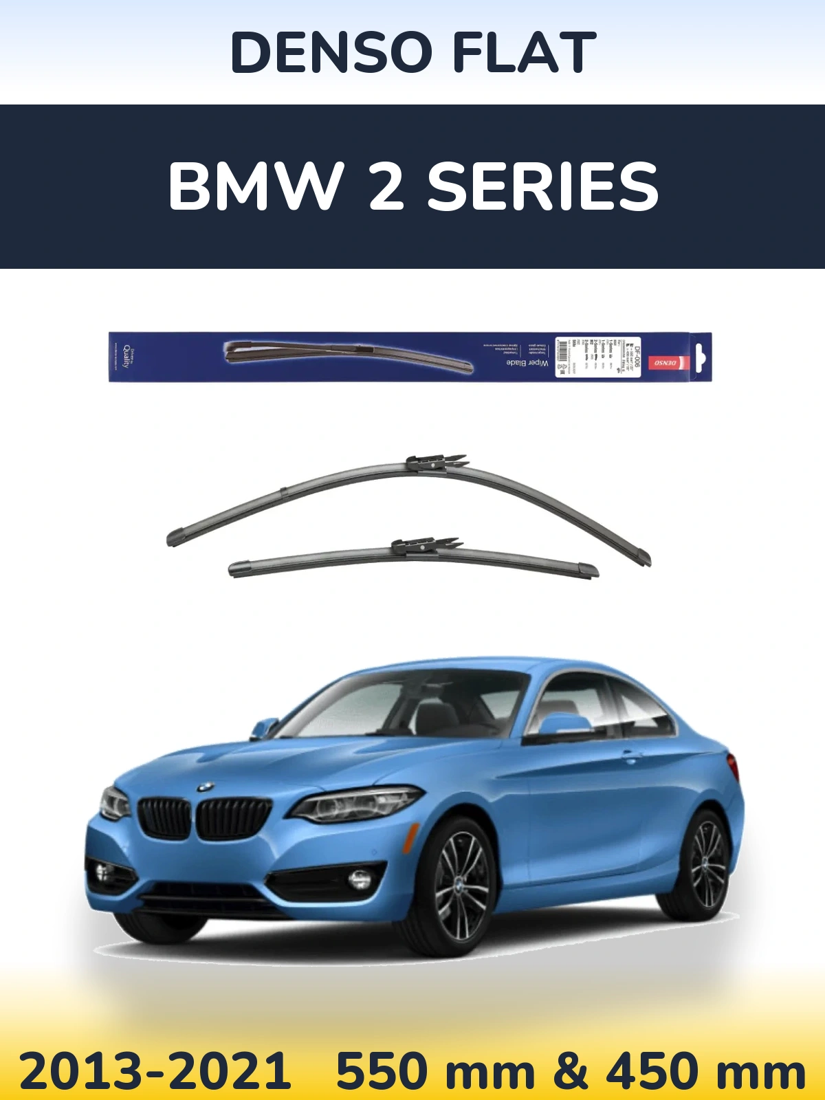 Ștergătoare Denso Flat pentru BMW 2 Series