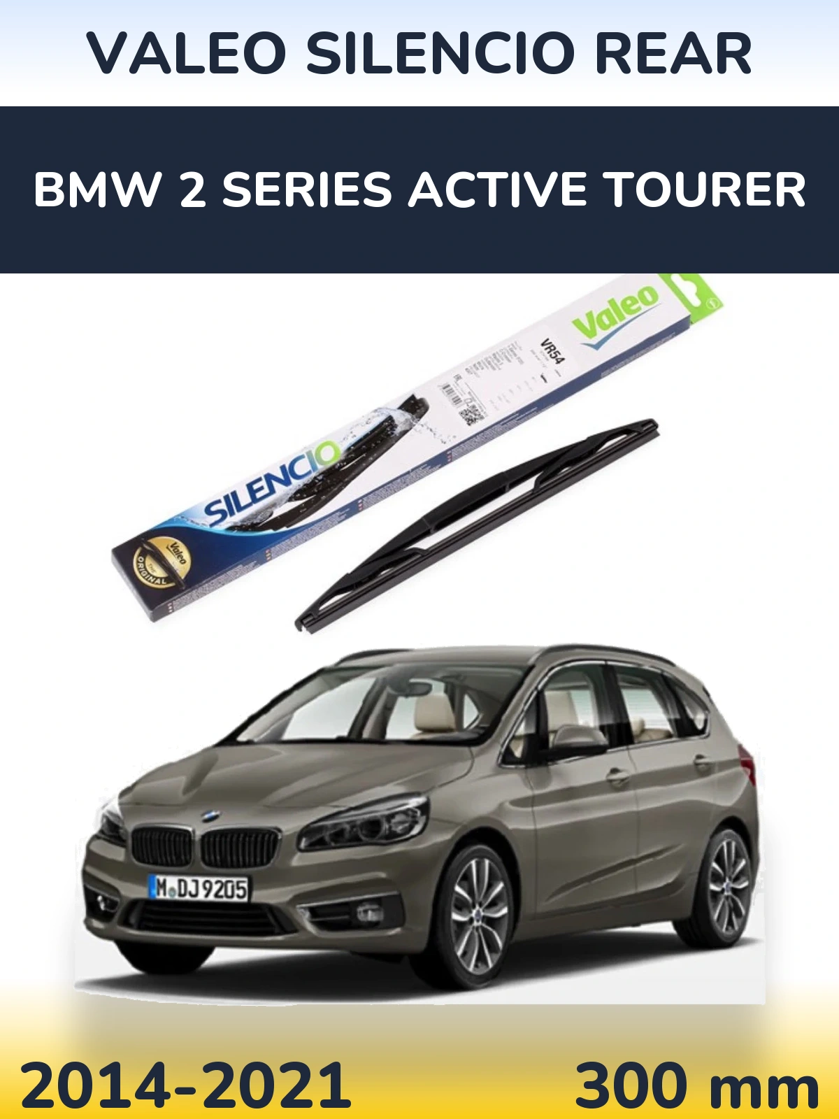 Ștergătoare Valeo Silencio Rear pentru BMW 2 Series Active Tourer