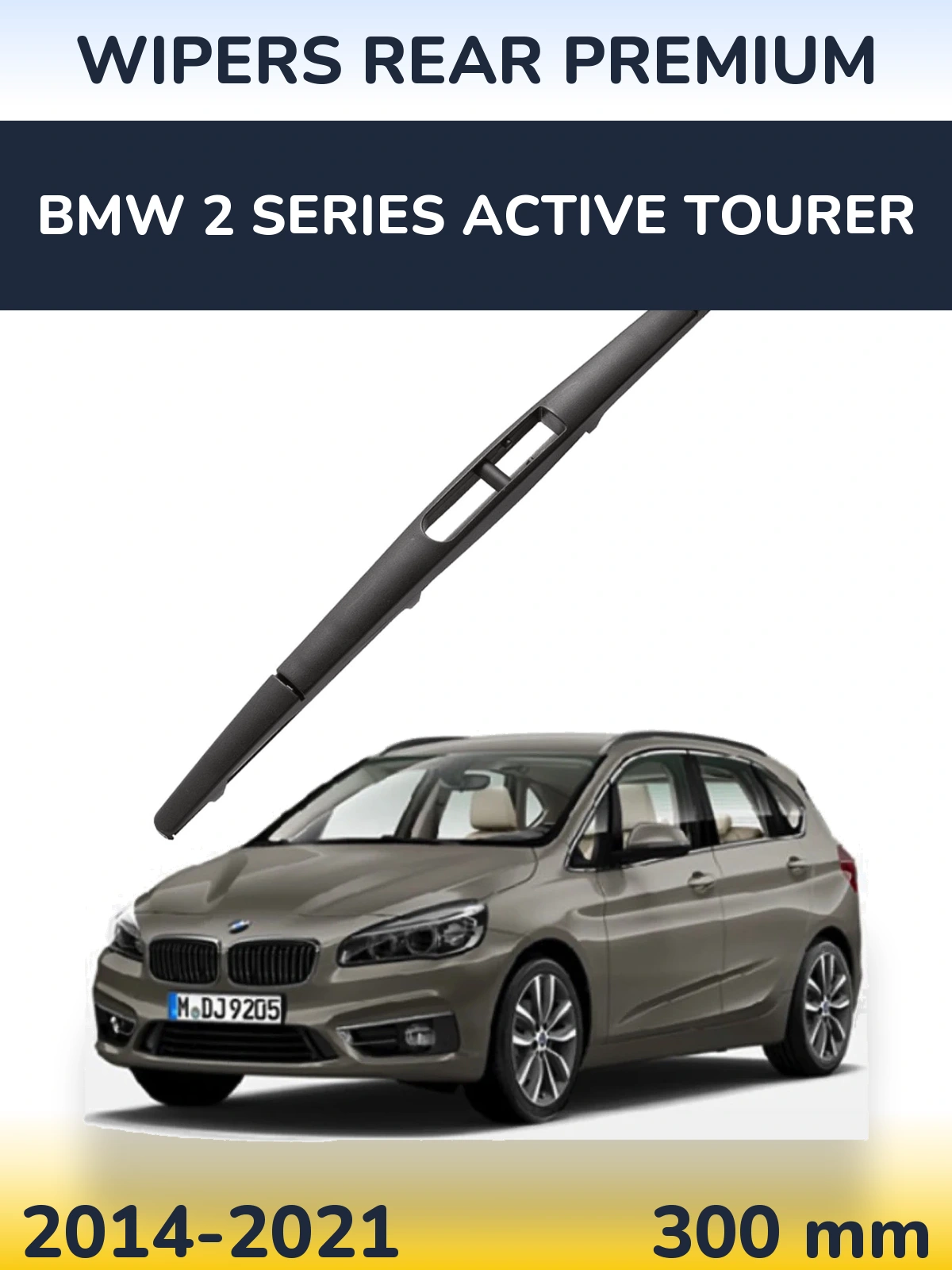 Ștergătoare WIPERS REAR PREMIUM pentru BMW 2 Series Active Tourer
