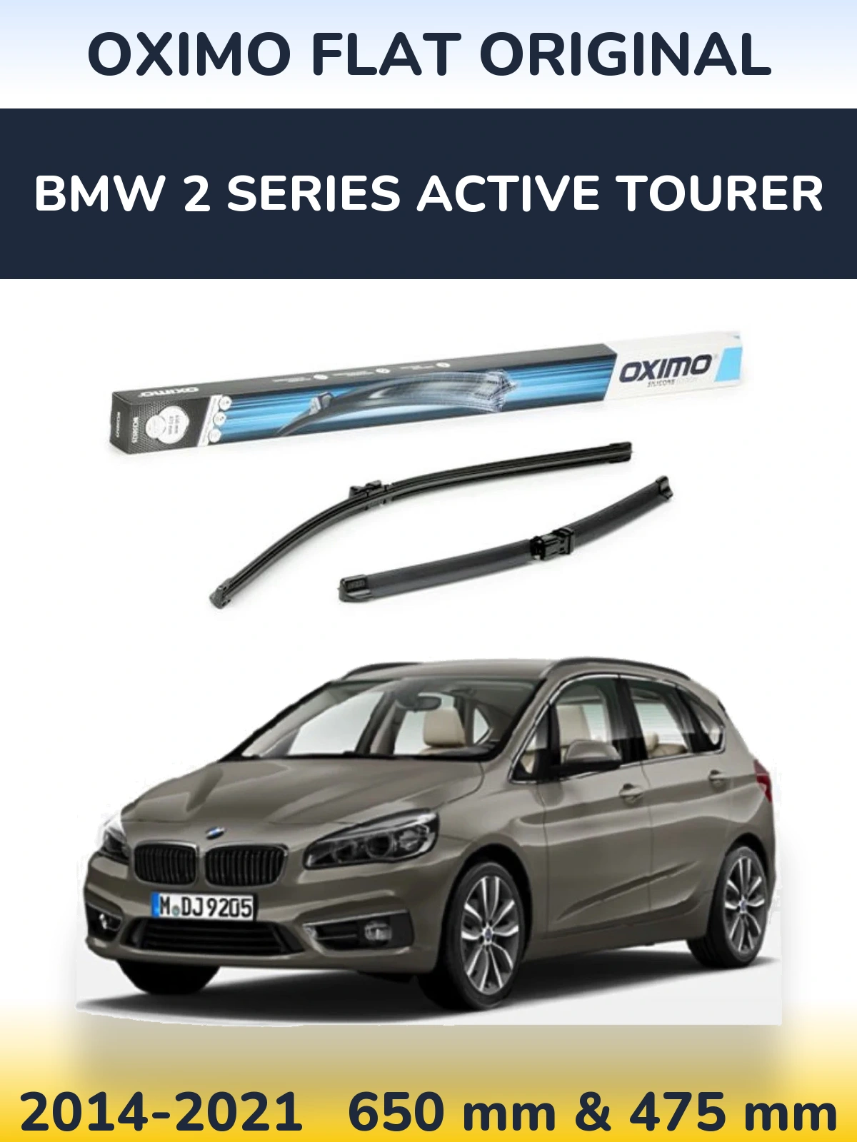 Ștergătoare Oximo Flat Original pentru BMW 2 Series Active Tourer
