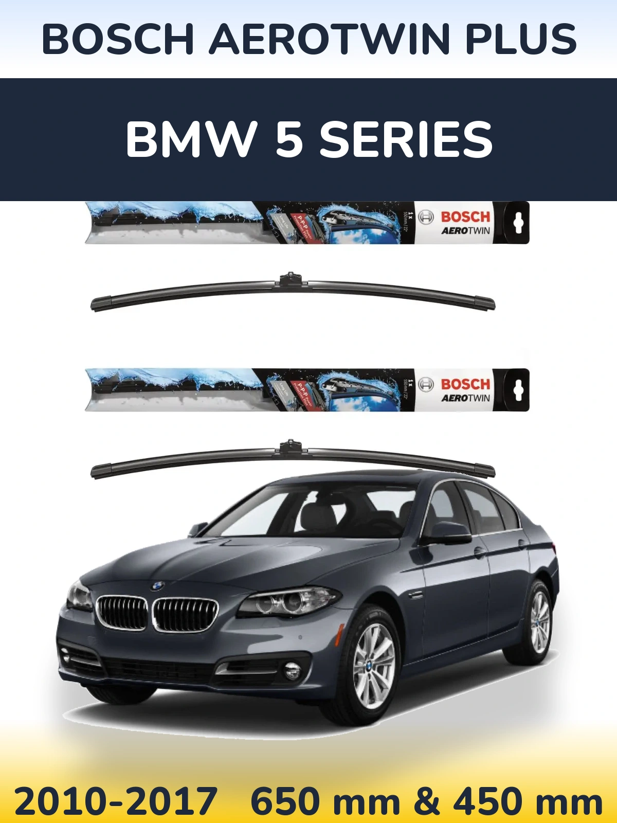 Ștergătoare BOSCH AeroTwin Plus pentru BMW 5 Series