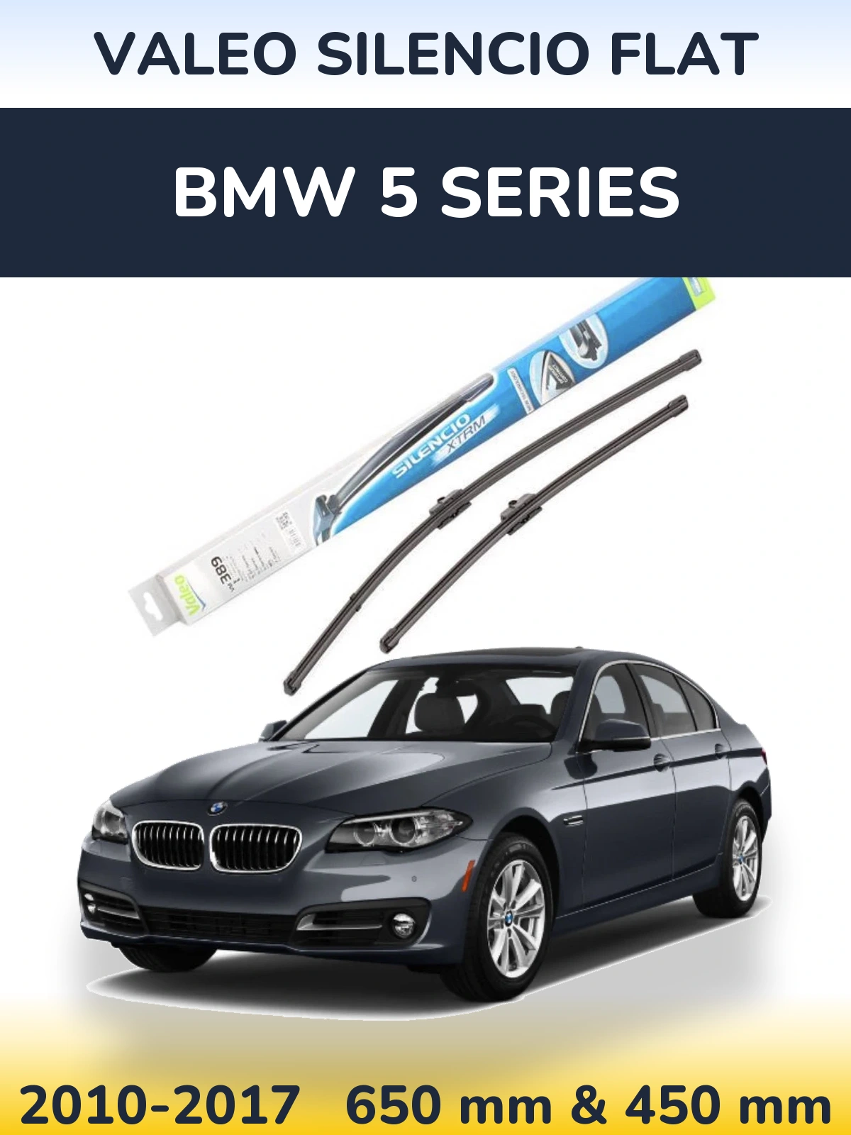 Ștergătoare Valeo Silencio Flat pentru BMW 5 Series