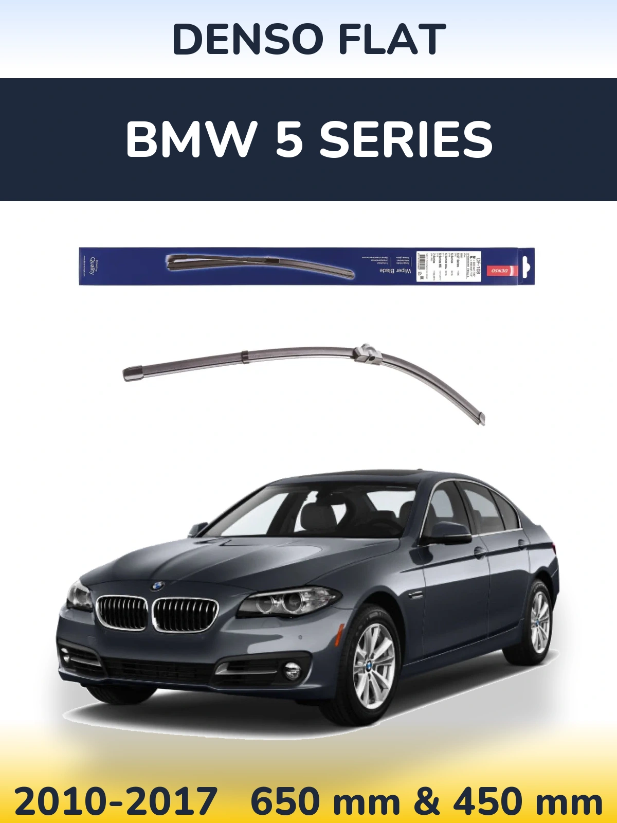 Ștergătoare Denso Flat pentru BMW 5 Series