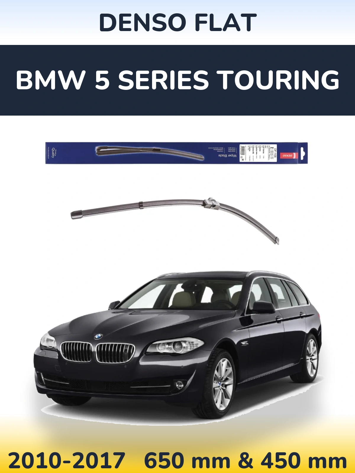 Ștergătoare Denso Flat pentru BMW 5 Series Touring