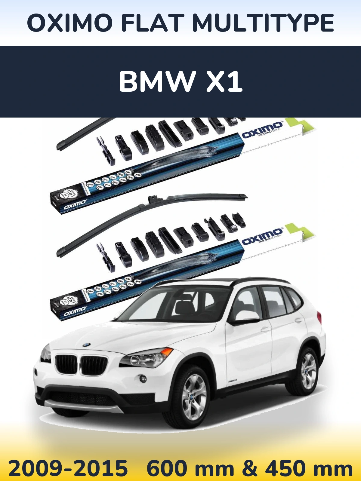 Ștergătoare Oximo Flat MultiTipe pentru BMW X1