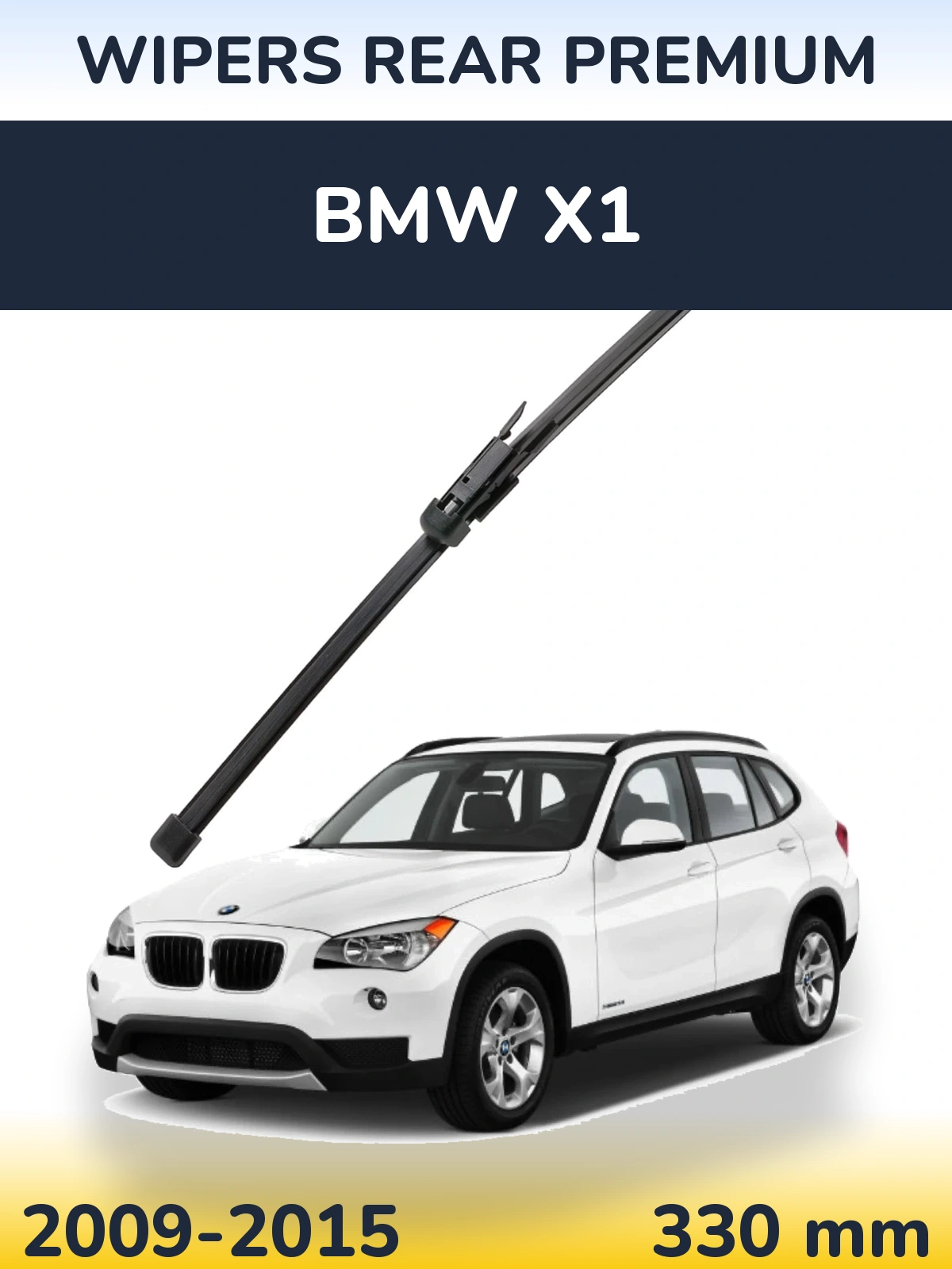 Ștergătoare WIPERS REAR PREMIUM pentru BMW X1