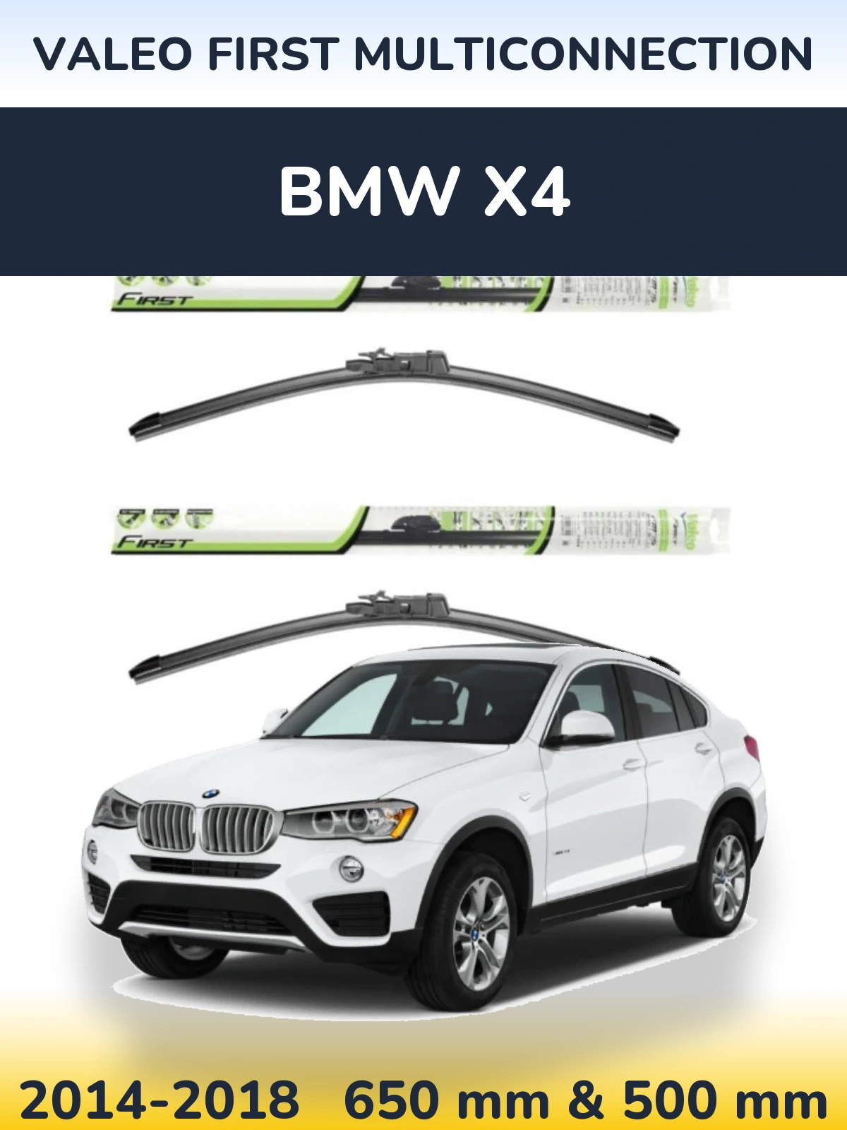 Ștergătoare Valeo First MultiConnection pentru BMW X4