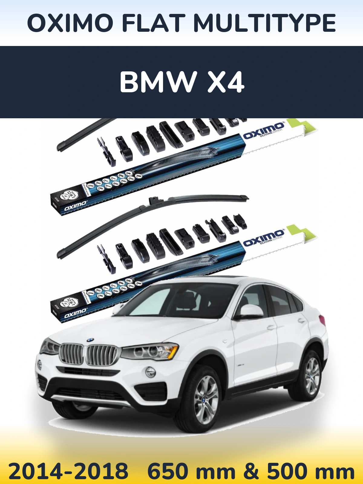 Ștergătoare Oximo Flat MultiTipe pentru BMW X4