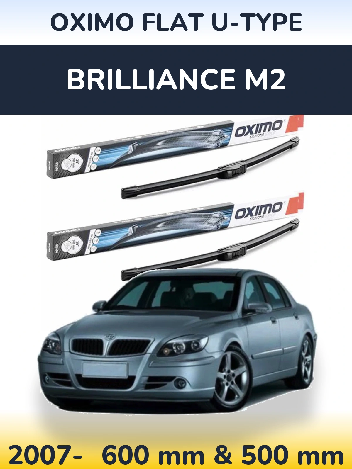 Ștergătoare Oximo Flat U-type pentru Brilliance M2