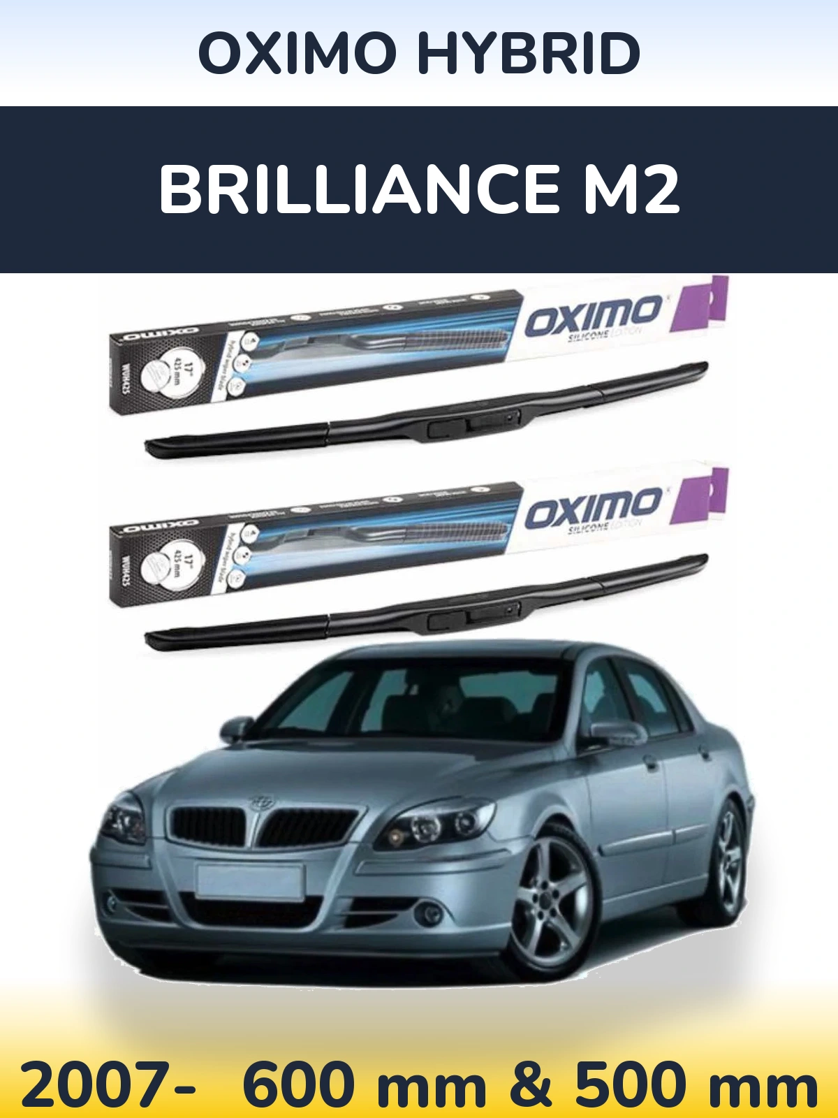 Ștergătoare Oximo Hybrid pentru Brilliance M2