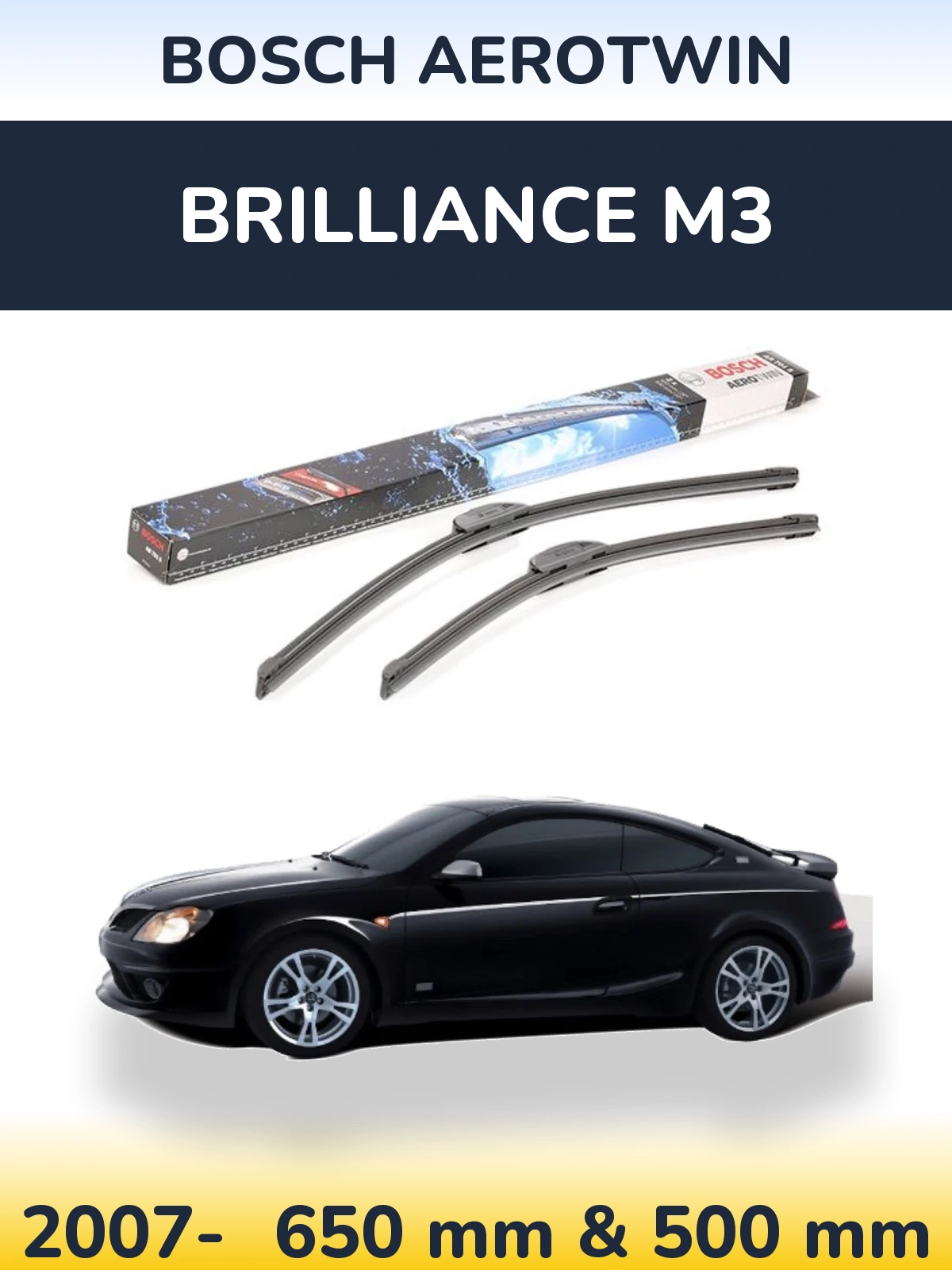 Ștergătoare BOSCH AeroTwin pentru Brilliance M3