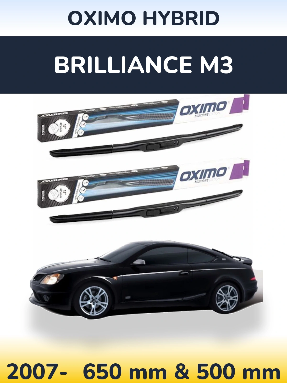 Ștergătoare Oximo Hybrid pentru Brilliance M3