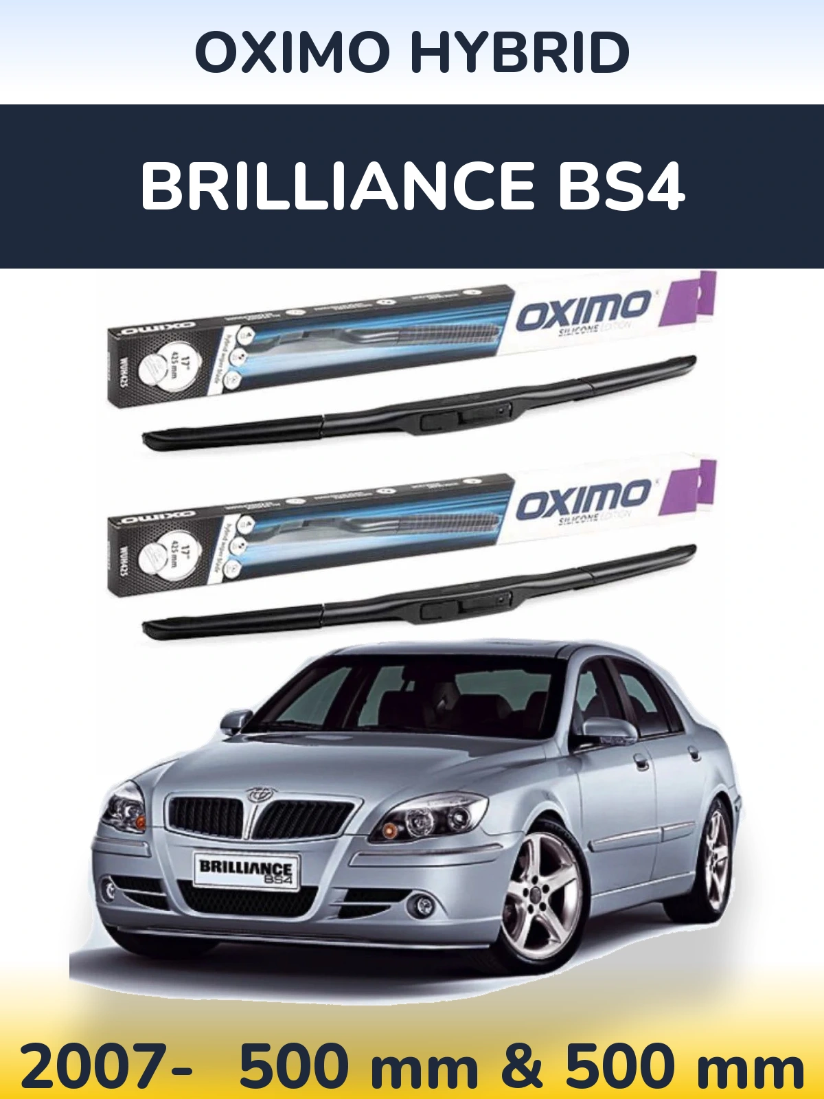 Ștergătoare Oximo Hybrid pentru Brilliance BS4