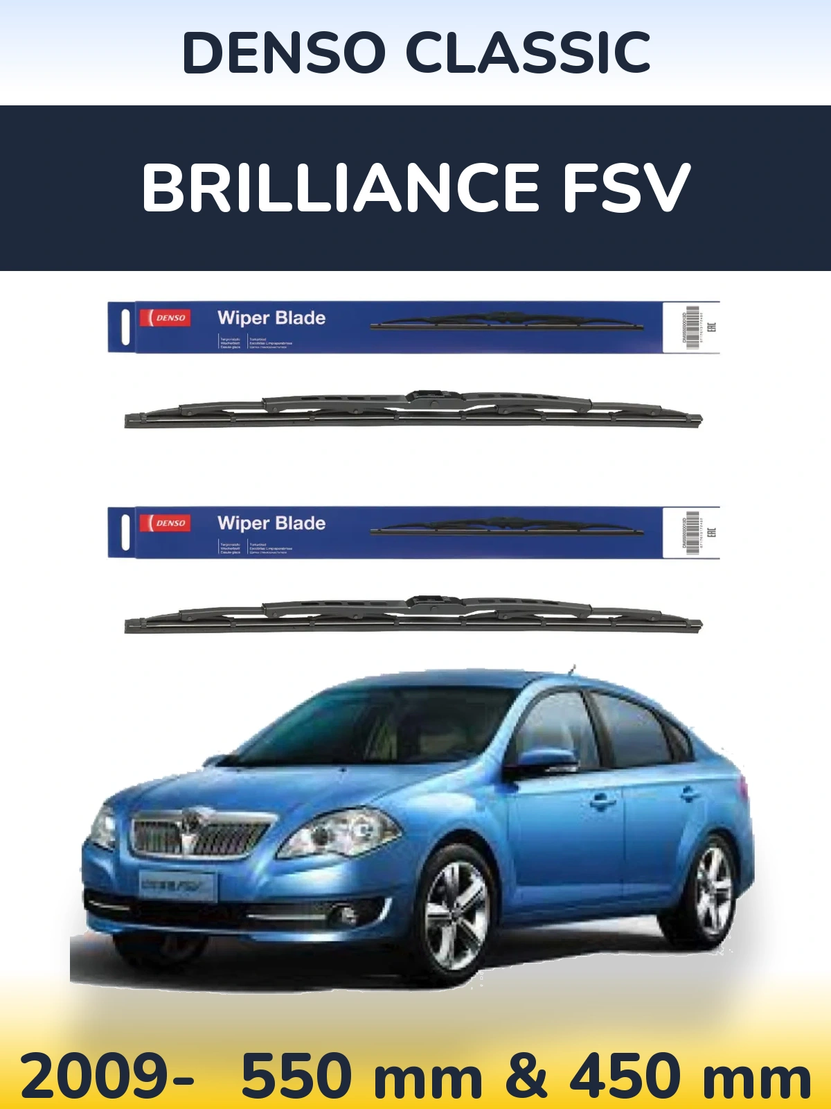 Ștergătoare Denso Classic pentru Brilliance FSV
