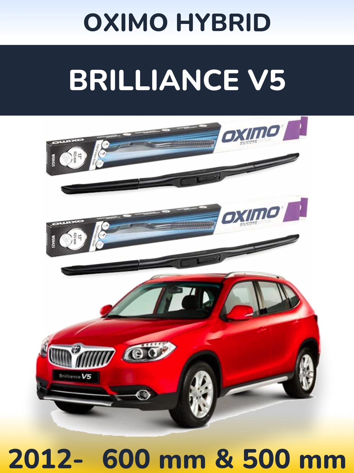 Ștergătoare Oximo Hybrid pentru Brilliance V5