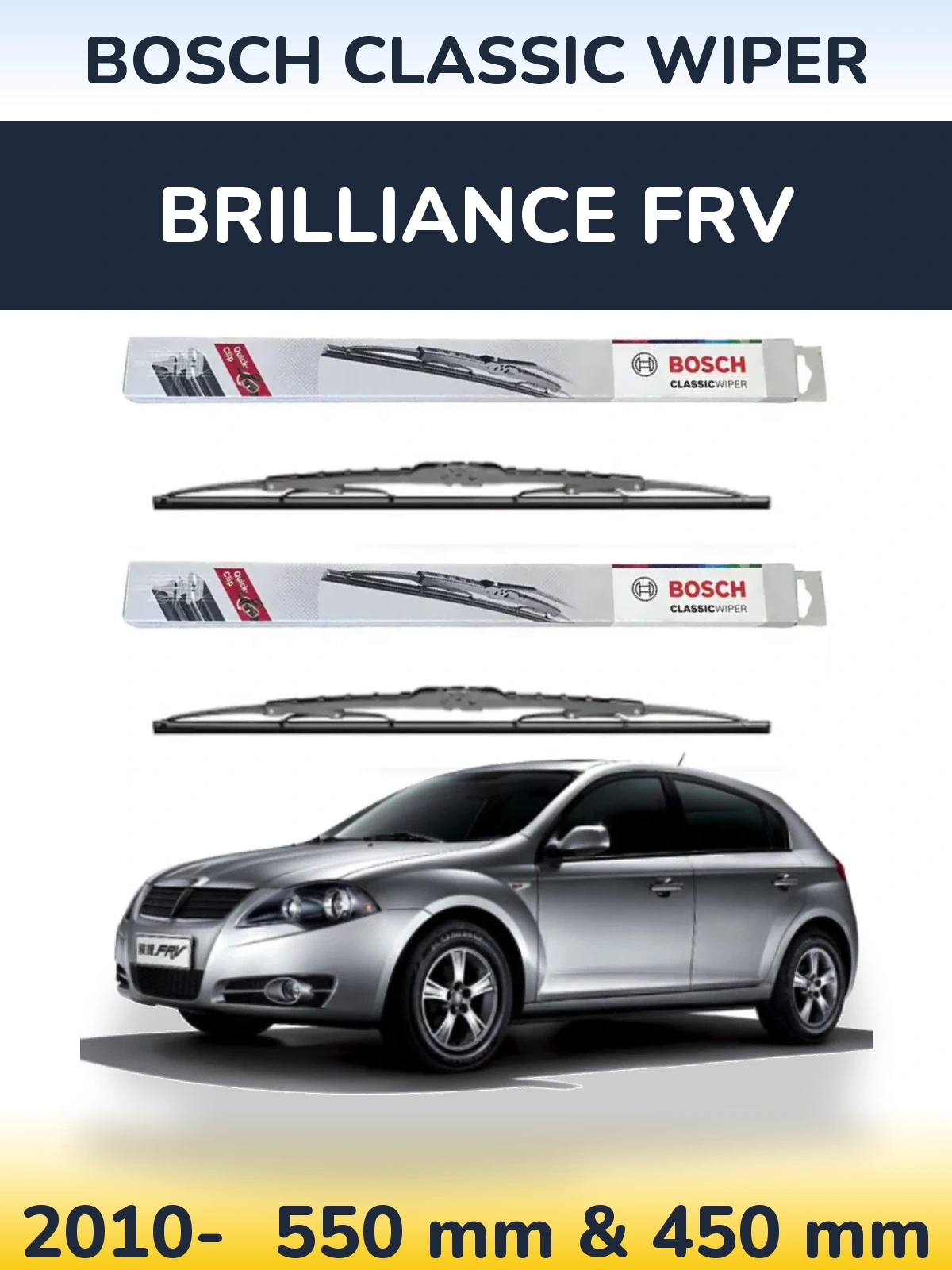Ștergătoare BOSCH Classic Wiper pentru Brilliance FRV