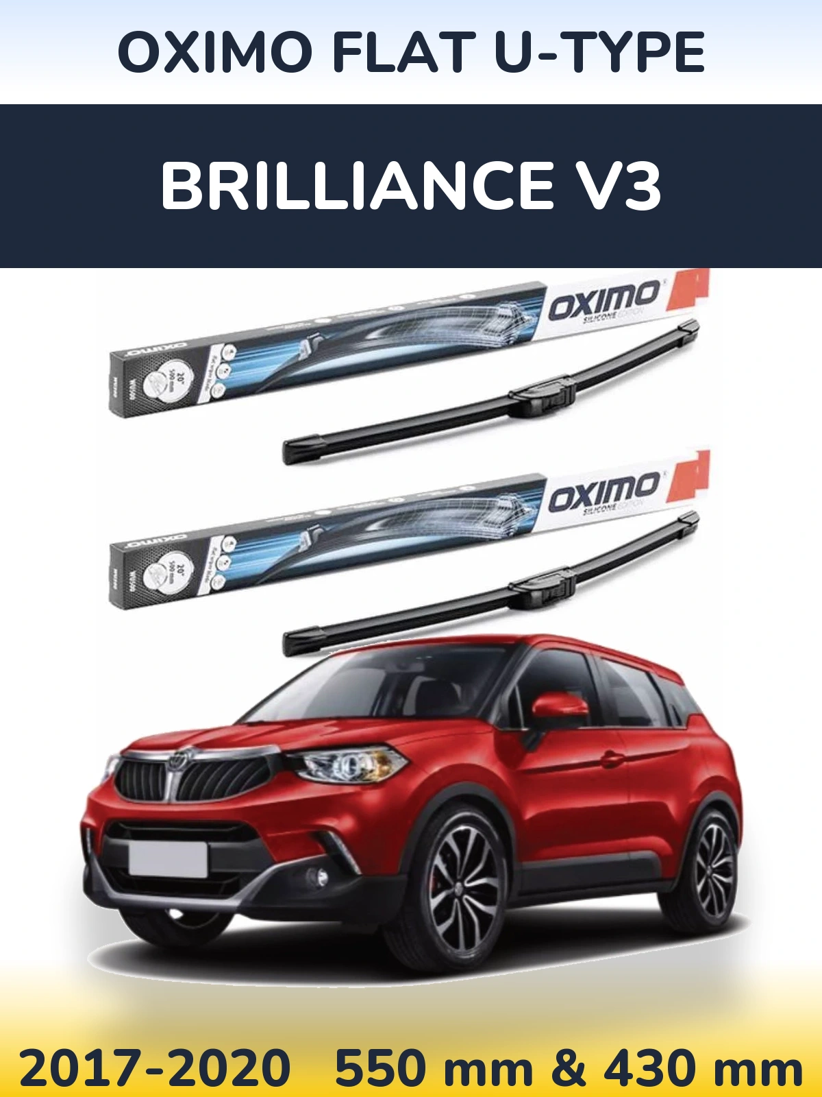 Ștergătoare Oximo Flat U-type pentru Brilliance V3