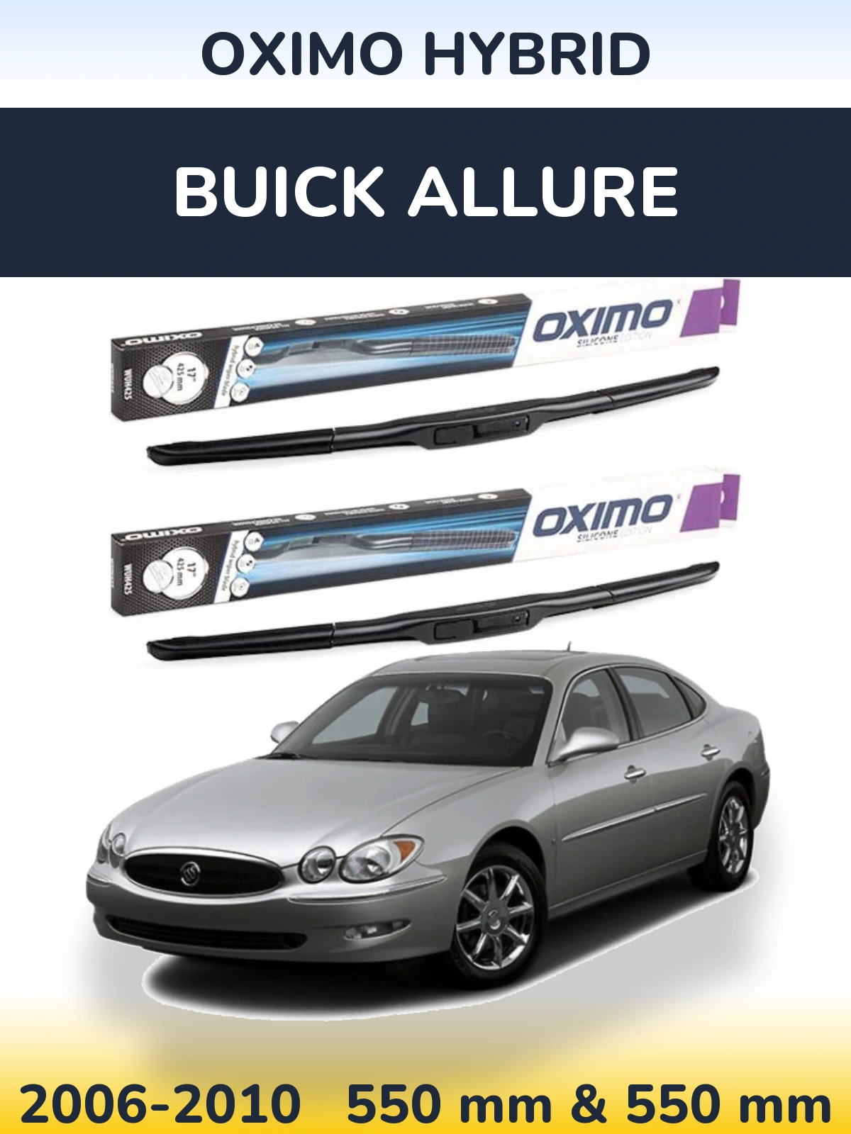 Ștergătoare Oximo Hybrid pentru Buick Allure