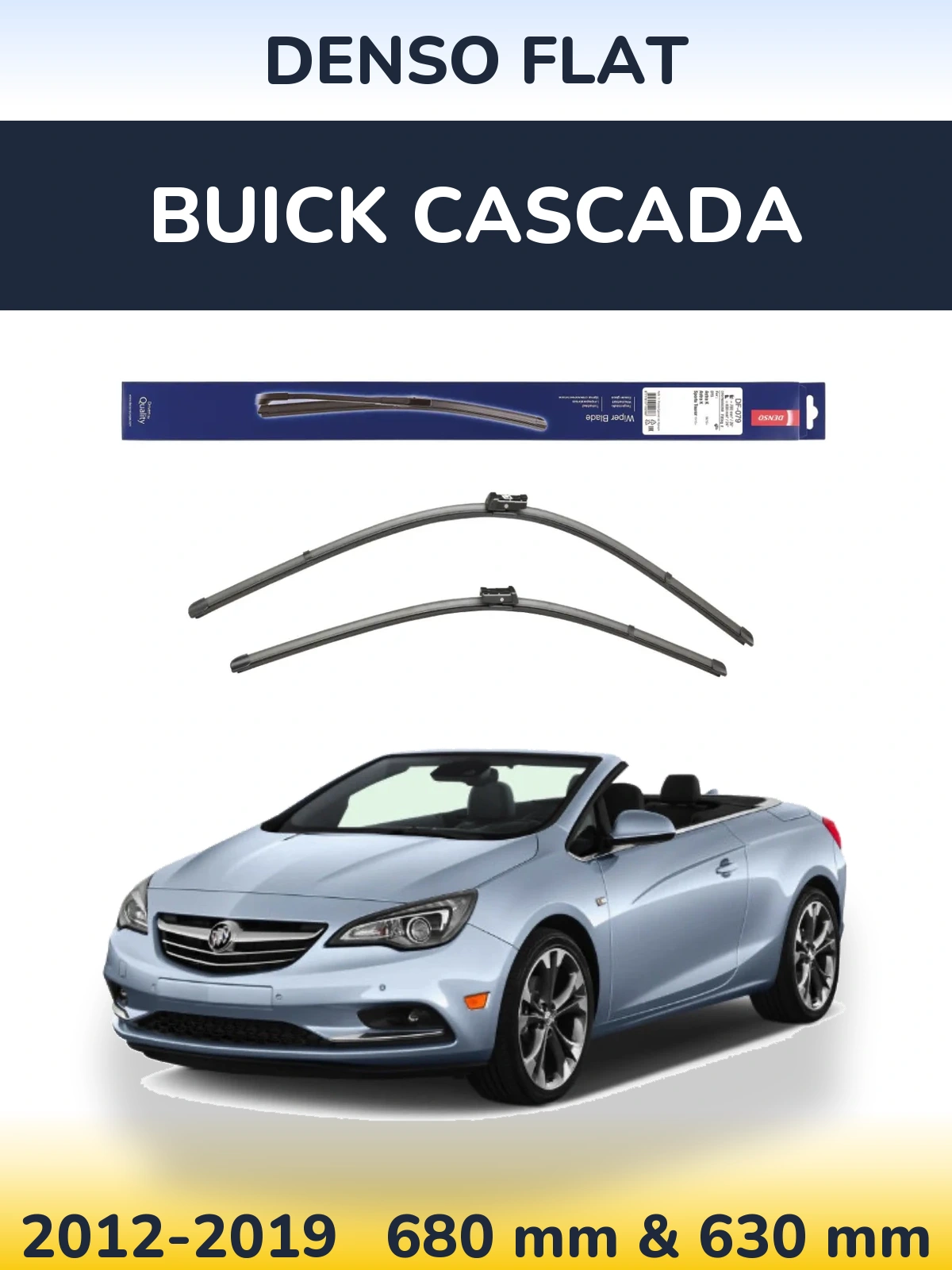Ștergătoare Denso Flat pentru Buick Cascada