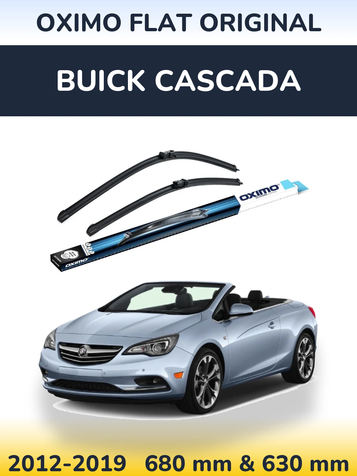 Ștergătoare Oximo Flat Original pentru Buick Cascada