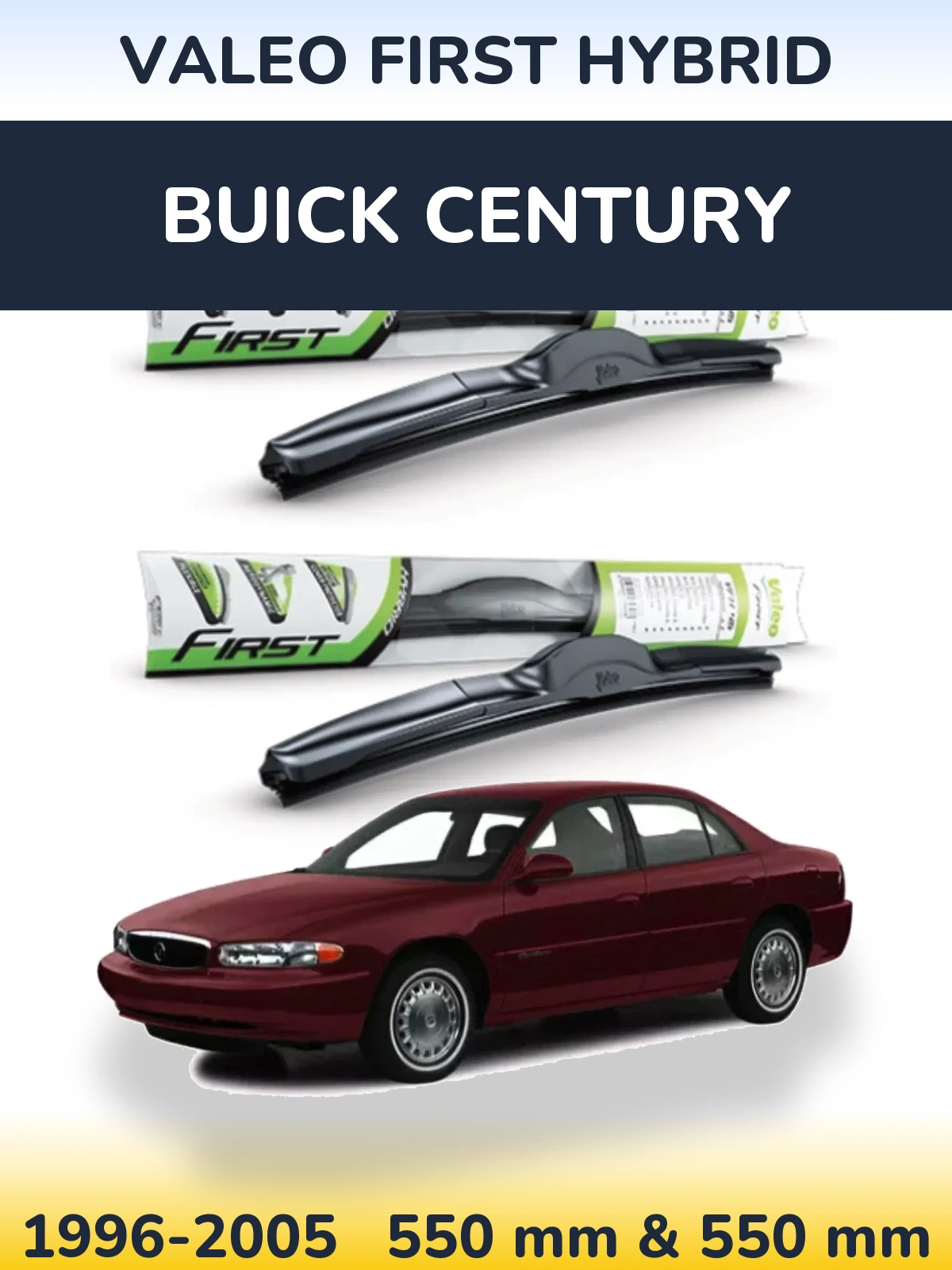 Ștergătoare Valeo First Hybrid pentru Buick Century