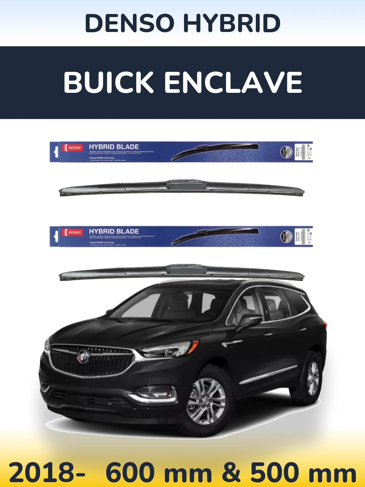Ștergătoare Denso Hybrid pentru Buick Enclave