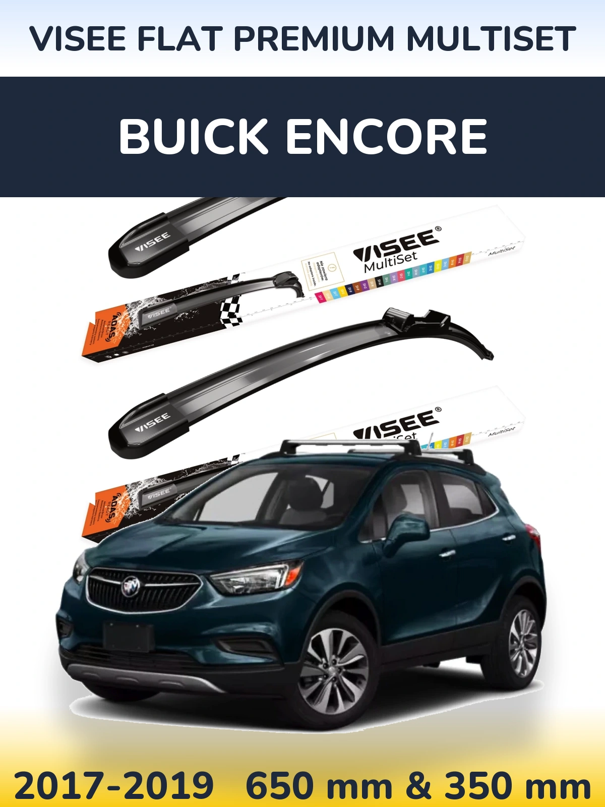 Ștergătoare VISEE FLAT PREMIUM MultiSet pentru Buick Encore