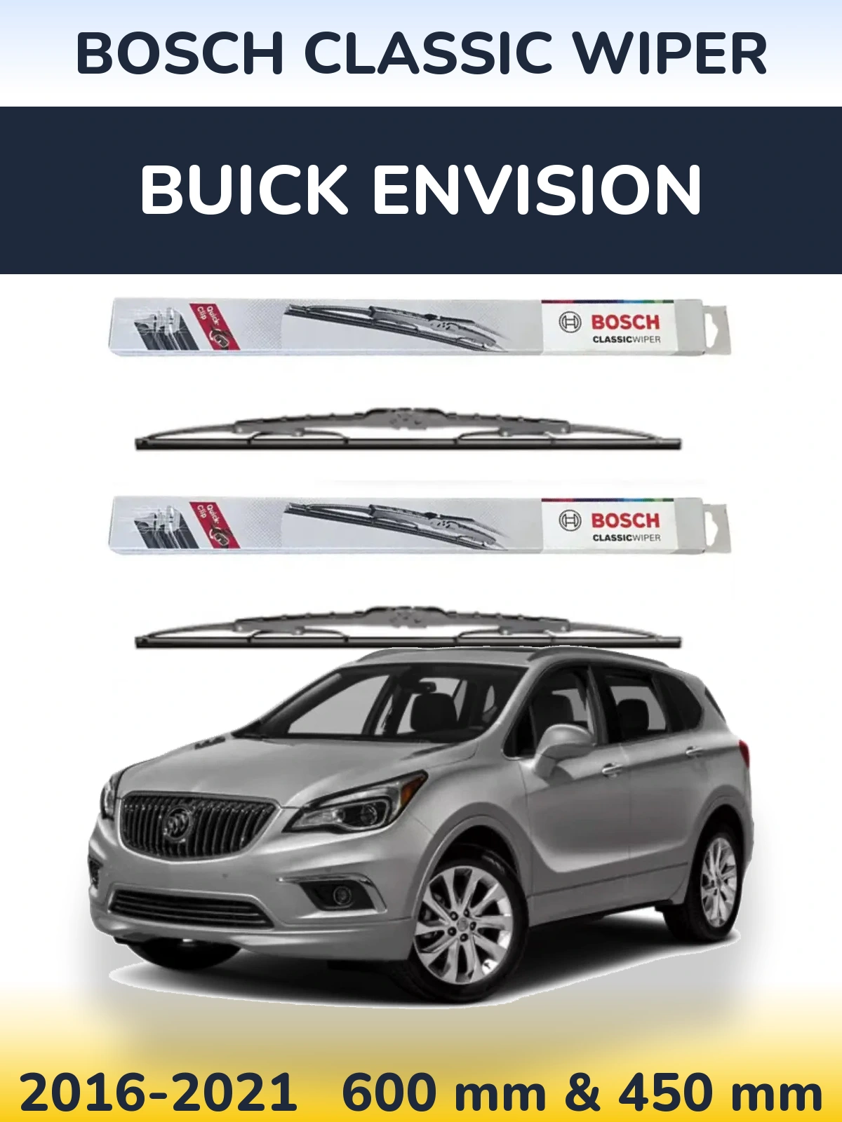 Ștergătoare BOSCH Classic Wiper pentru Buick Envision