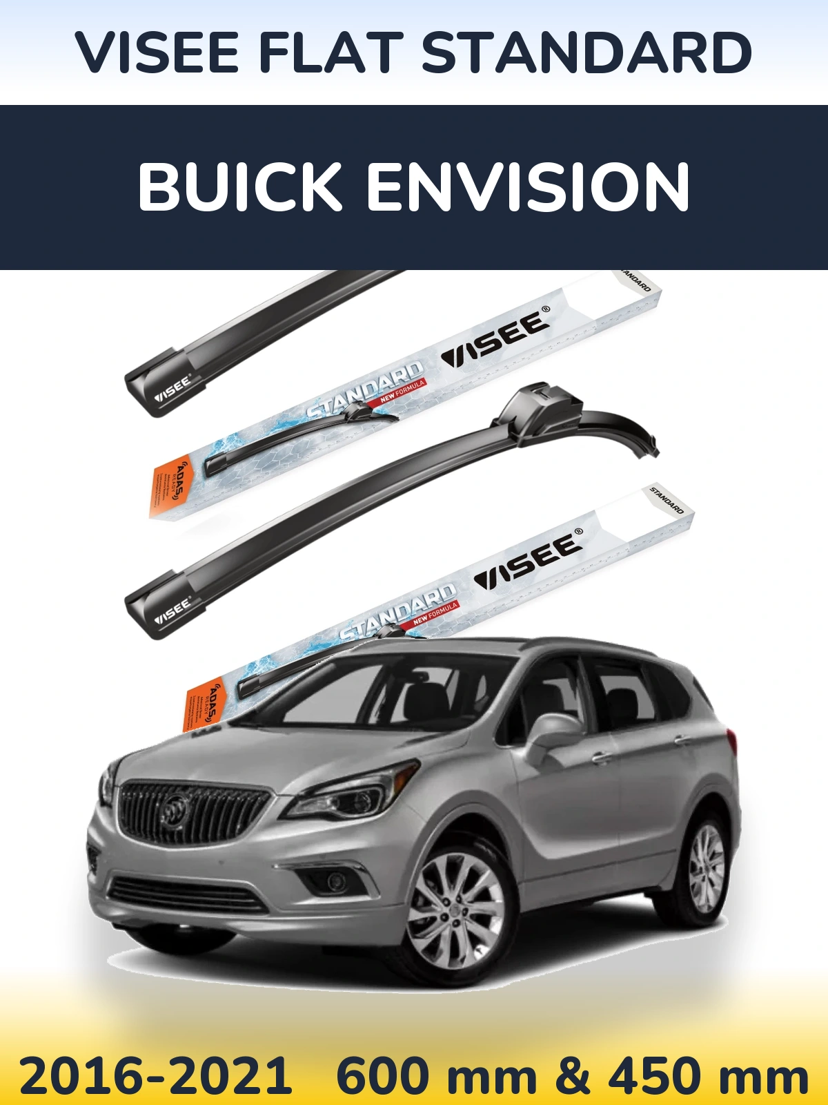 Ștergătoare VISEE FLAT STANDARD pentru Buick Envision