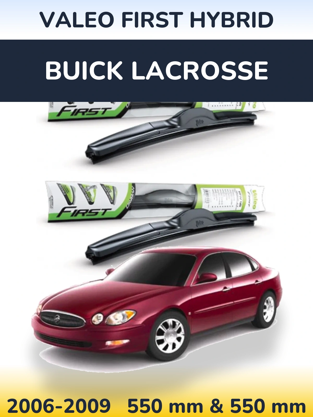 Ștergătoare Valeo First Hybrid pentru Buick LaCrosse