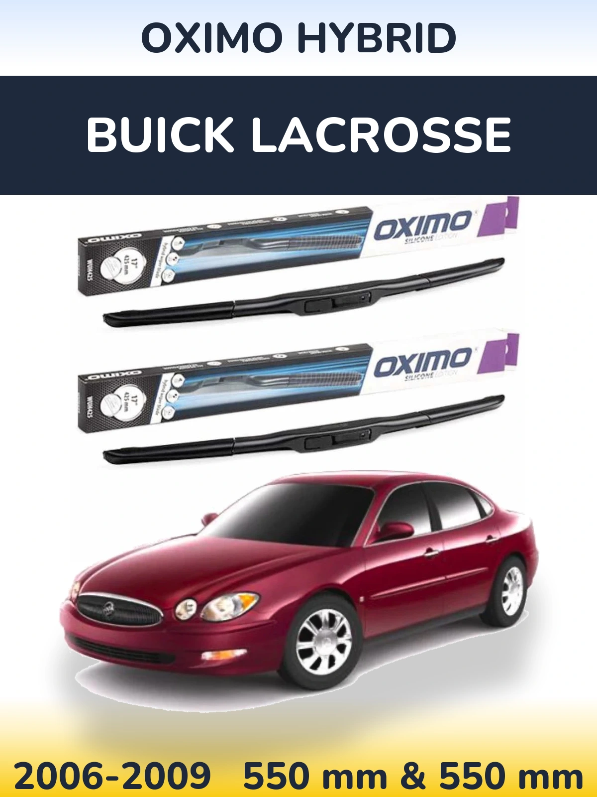 Ștergătoare Oximo Hybrid pentru Buick LaCrosse