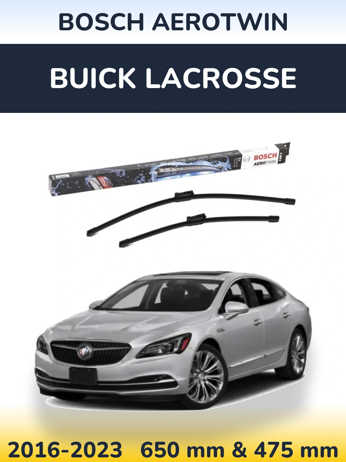 Ștergătoare BOSCH AeroTwin pentru Buick LaCrosse