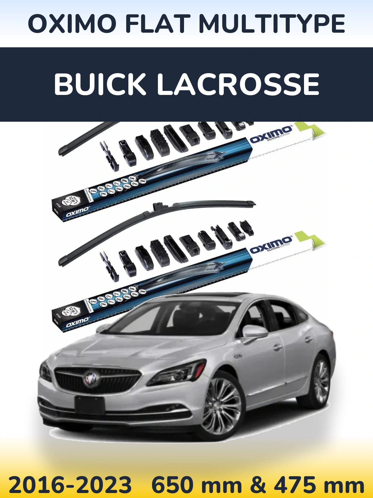 Ștergătoare Oximo Flat MultiTipe pentru Buick LaCrosse