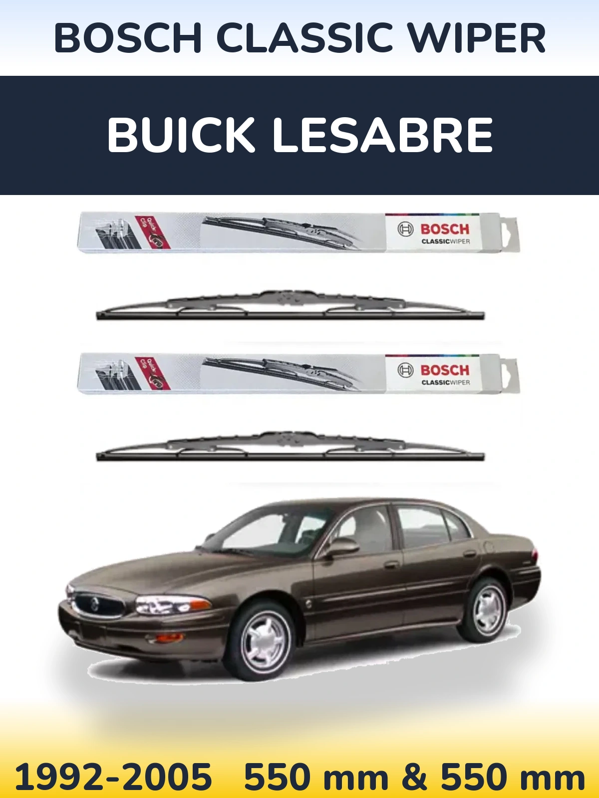 Ștergătoare BOSCH Classic Wiper pentru Buick LeSabre